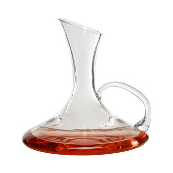 Decantador C/asa Cristal Bohemia 1,5l _ø26x23cm