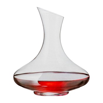 Decanter Per Vino In Cristallo Di Boemia - 1,5l- Ø22x23cm
