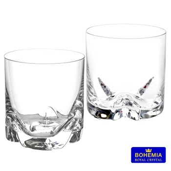 Set 6 Vasos Bajo Cristal Bohemia _ø9x9,5cm