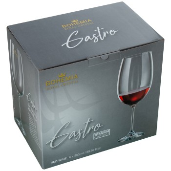 Coppe In Cristallo Di Boemia -gastro- - 850ml _ø9x25,5 Cm