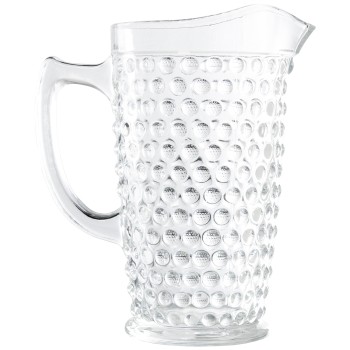 Carafe En Verre Transparent Sphères - 1,5l- 19,5x12,5x23cm, Apto Lavavaji