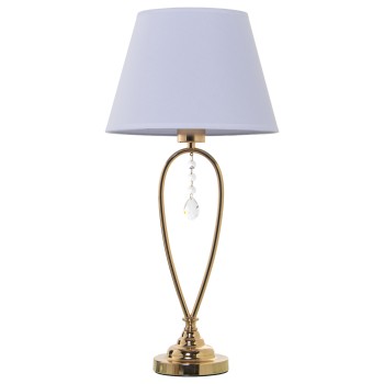 Lámpara Sobremesa Metal Dorado+92280, 1xe27,max.40w No Incl Ø28x57cm, Base:ø12x41cm