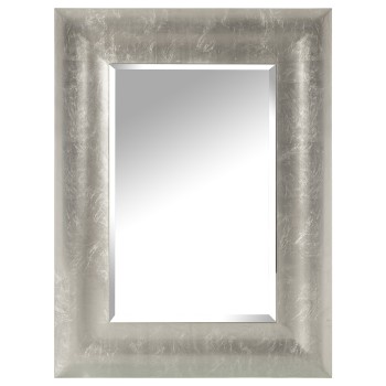 Specchio In Legno - Argento- _60x2x80cm, Madera: Dm
