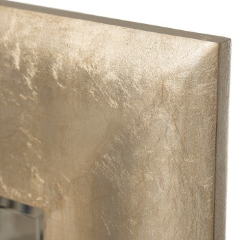 Champagne Wodden Mirror- _60x2x80cm, Madera: Dm