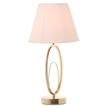 Golden Metal Table Lamp + 92226 - Ø24x47cm-base:ø12x34cm