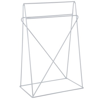 Supports De Table En Métal - Blanc 49x31x74cm