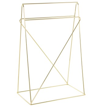 Golden Metal Table Stand 49x30,5x74cm