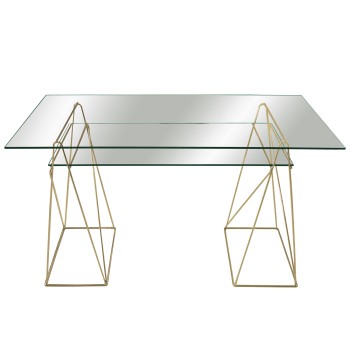 Supports De Table En Métal -doré 49x30,5x74cm